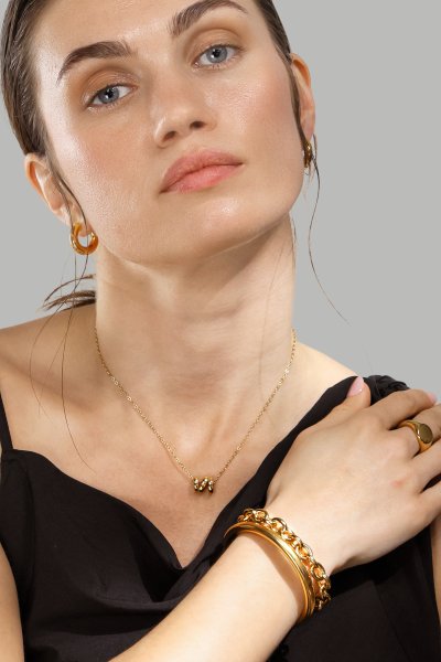 Ring Infinity Knot - 18k Gold Plated