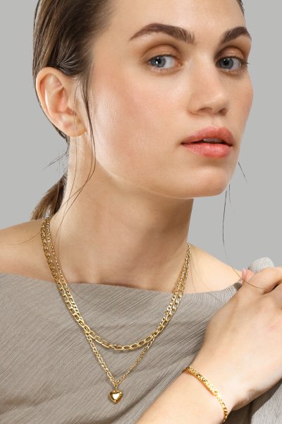 Armband V-Lock - 18k Vergoldet