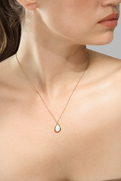 Halskette Aurora Drop - 18k Vergoldet