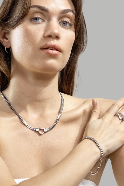 Ohrring Classic Medium - Silver Plated