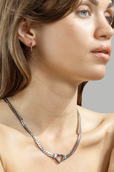 Ohrring Classic Medium - Silver Plated
