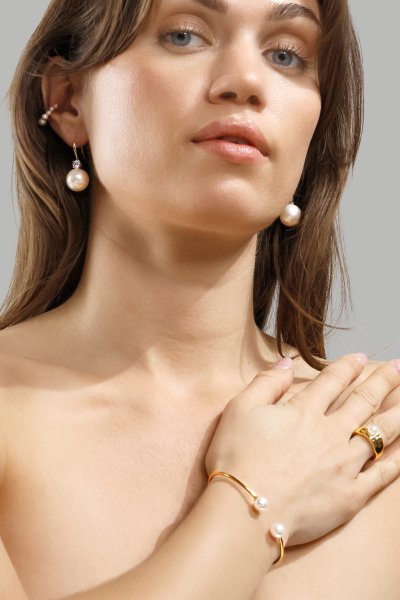 Ring Pearl Serenity - 18k Vergoldet
