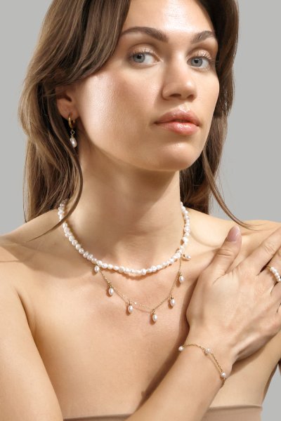 Ring Perla - 18k vergoldet