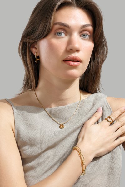 Serpentis Ohrringe – 18k Vergoldet