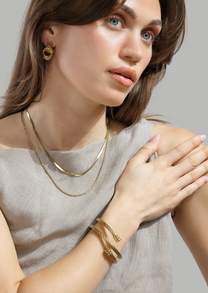 Verona Halskette – 18k Vergoldet