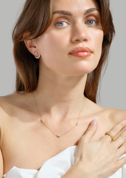 Ring Crystal Shimmer - 18k vergoldet