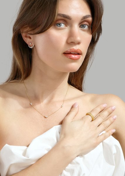 Ring Crystal Shimmer - 18k vergoldet