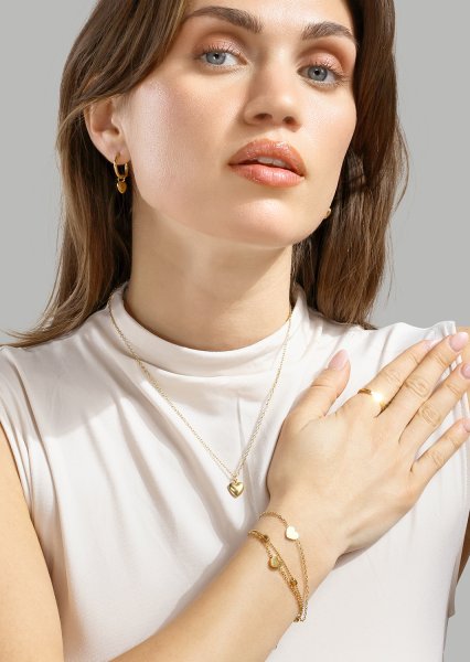 Armband Heart Chain – 18k Vergoldet