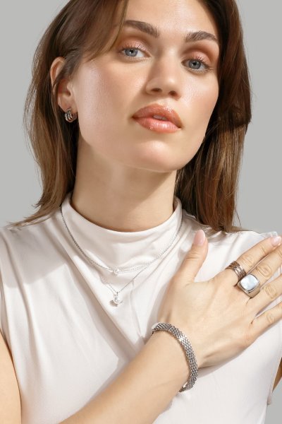 Armband Glowline- Versilbert