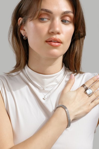 Armband Glowline- Versilbert