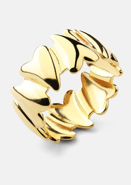 Ring Heartglow - 18k Vergoldet