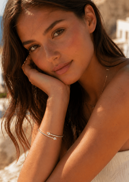 Armband Lumière Spark Stack - 18k Vergoldet