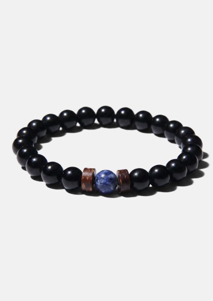 Perlenarmband Obsidian Forge