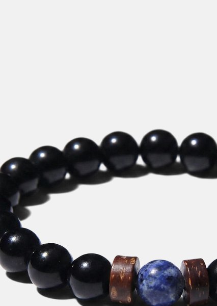 Perlenarmband Obsidian Forge