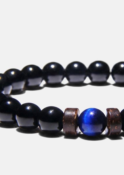 Perlenarmband Obsidian Axis