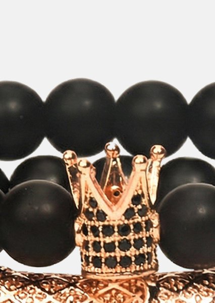 Perlenarmband Crown Essence