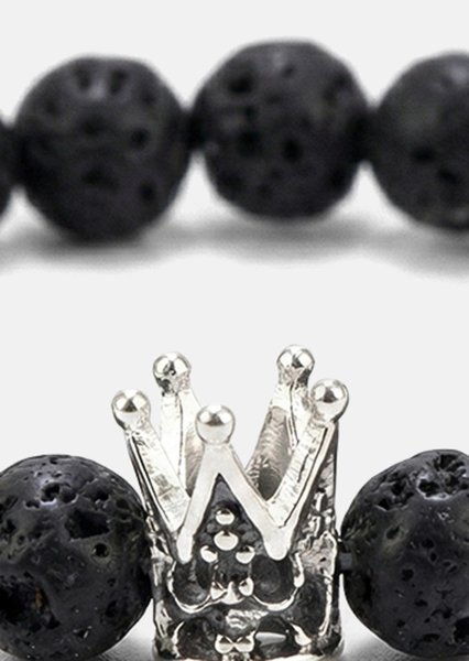 Perlenarmband Lava Crown