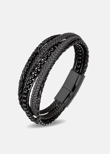 Lederarmband Raven Echo