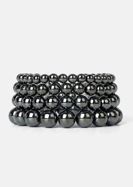 Perlenarmband Obsidian Flow