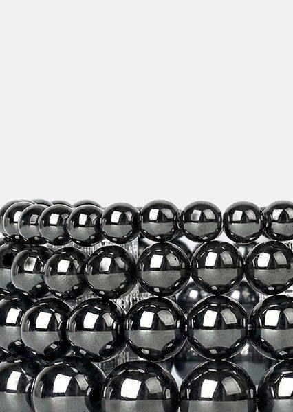 Perlenarmband Obsidian Flow