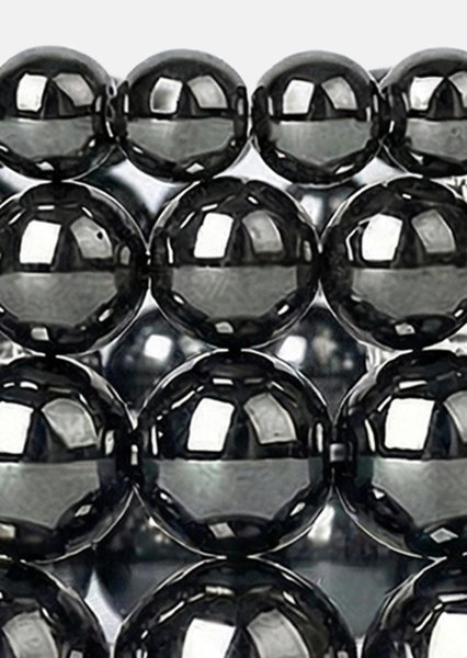 Perlenarmband Obsidian Flow
