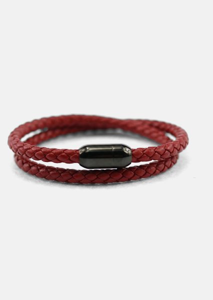 Lederarmband Crimson Edge