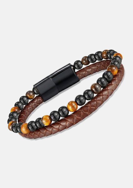 Lederarmband Legacy Weave