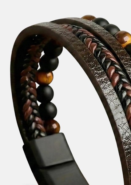 Lederarmband Grit Aura