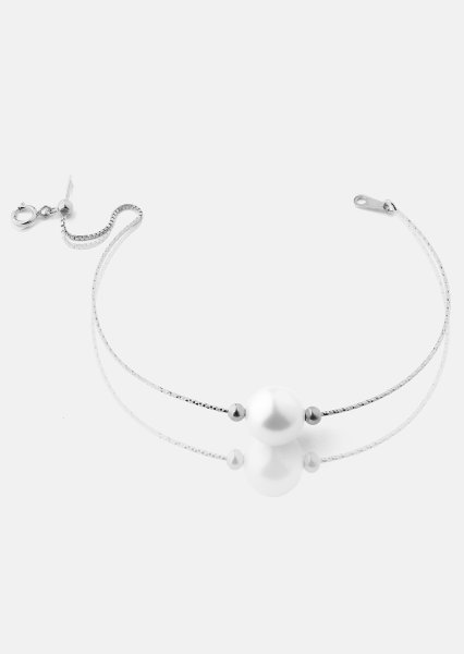 Armband Pearl Aura- Versilbert