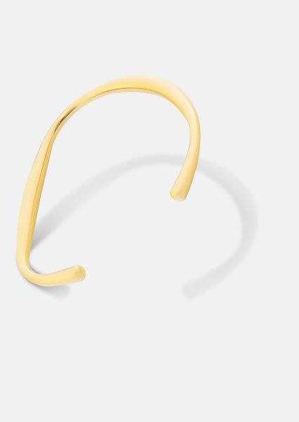 Armband Flow Cuff - 18k Vergoldet