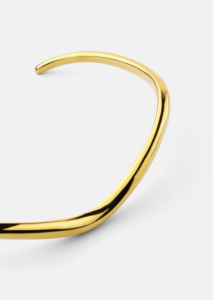 Armband Wave Cuff - 18k Vergoldet