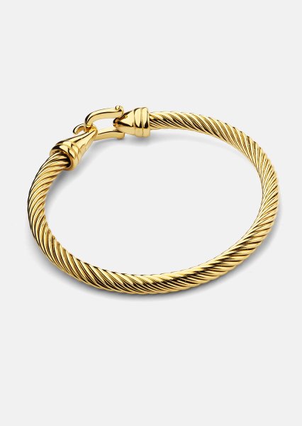Armband Twistad Elegans - 18k Vergoldet