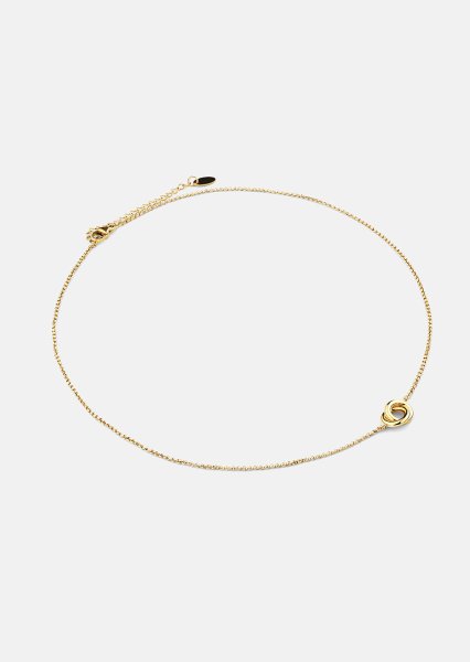 Halskette Circle of Love - 18k Gold Plated