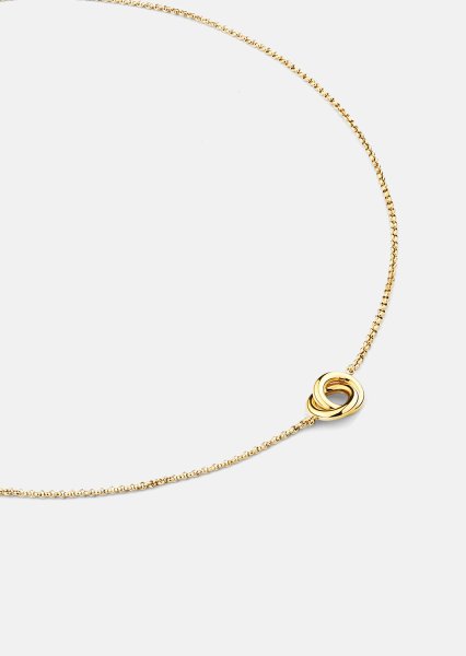Halskette Circle of Love - 18k Gold Plated