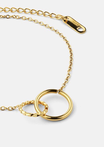 Armband Duo Rings- 18k Vergoldet