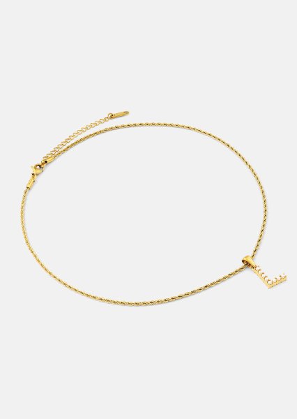 Amulet A-N Halskette – 18k Vergoldet