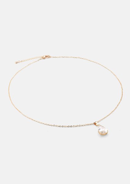 Halskette Luna Teardrop - Rose Gold Plated