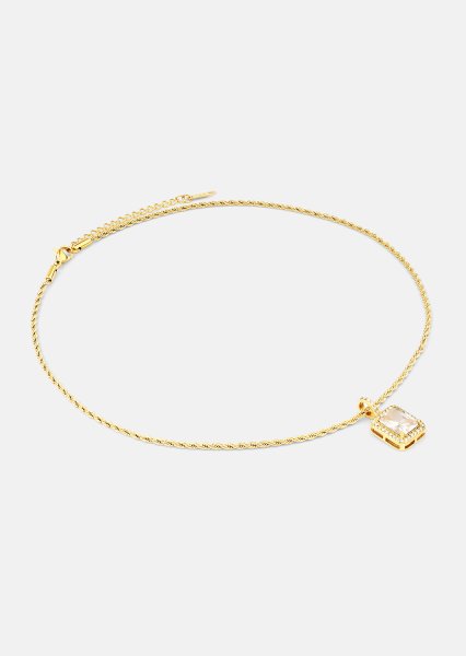 Halskette White Luxus - 18k Vergoldet