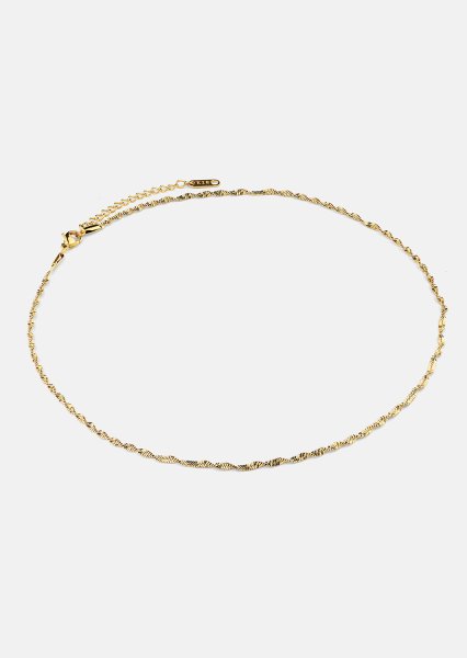 Halskette Twistad – 18k Vergoldet