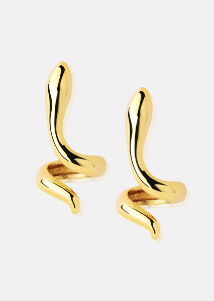 Serpentis Ohrringe – 18k Vergoldet