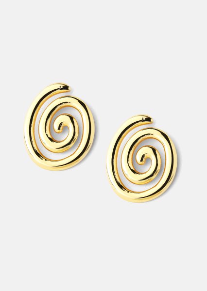 Resin Ohrring - 18k Vergoldet