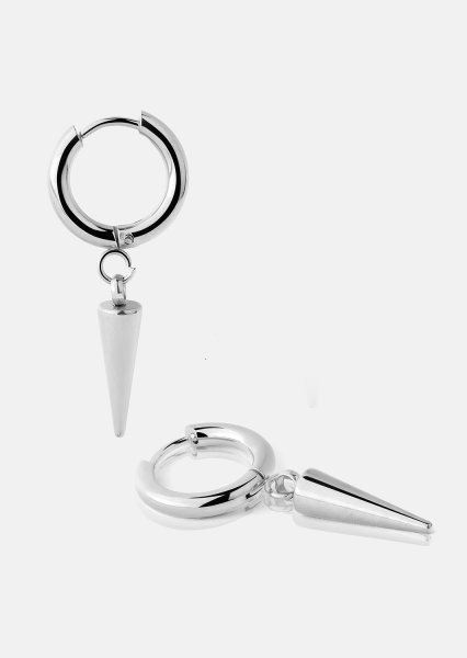 Ohrring Spike – Versilbert