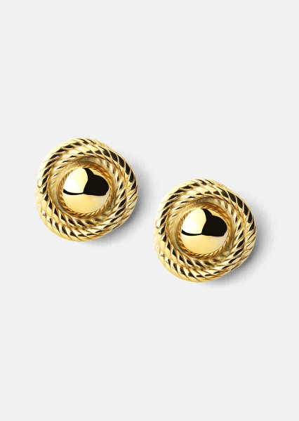 Ohrring Regal Twist - 18k Vergoldet