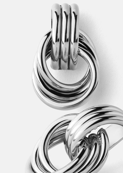 Ohrring Unity Loop - Versilbert