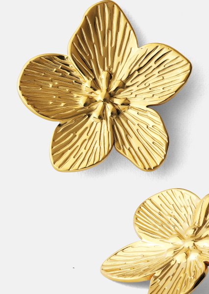 Ohrring Blossom - 18k Vergoldet