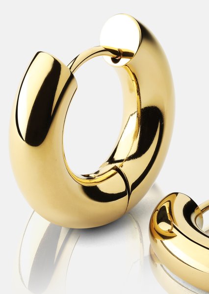 Ohrringe Bold Glow – 18k Vergoldet