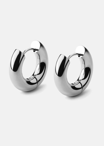 Ohrringe Bold Glow – Versilbert