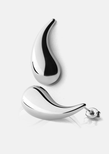  Ohrring Silverdroppar - Silver Plated