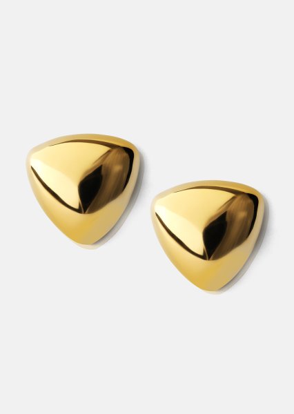 Ohrringe Bold Curve – 18k Vergoldet