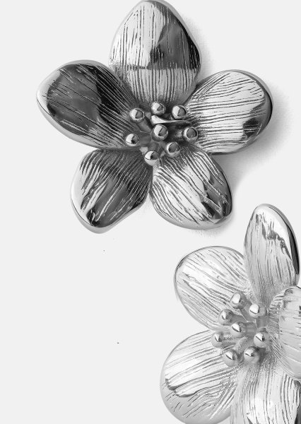 Ohrringe Flora Shine – Versilbert